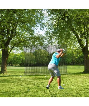 Golf Practice Net Ball Hitting Barrier - Portable Heavy Duty 10x10ft Training Net for Driving, Chipping & Batting - Indoor/Outdoor Sports Netting with Carrying Bag - Buy Online on GoSupps.com