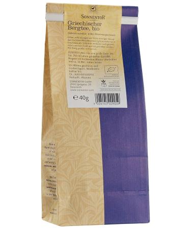 Sonnentor Organic Greek Mountain Tea 40g - Premium Herbal Wellness for International Shipping - Buy Online on GoSupps.com