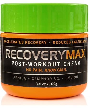 RecoveryMax Post Workout Cream - Speed Muscle Recovery & Reduce Soreness - Fitness Supplement 3.5 oz - Buy Online on GoSupps.com