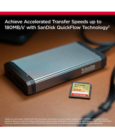 SanDisk 256GB Extreme SDXC UHS-I Memory Card - C10 U3 V30 4K UHD - 256GB SD Card - Buy Online on GoSupps.com