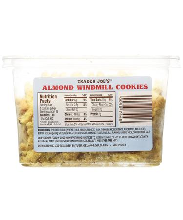 Trader Joe's Almond Windmill Cookies - Delicious & Nutty Treats - Buy Online on GoSupps.com