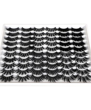 30 Pairs 20MM False Eyelashes Wholesale | 8D Fluffy Volume | 6 Mixed Styles Pack - Buy Online on GoSupps.com
