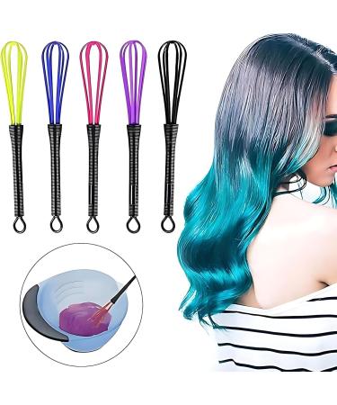 5 PCS Fouet en Plastique Coiffure Fouet En Plastique Whisk Salon De Coiffure Coiffure Coiffure Couleur Des Cheveux Cr me Fouet Cuisine Ballon M langeur Agitateur Outil - Buy Online on GoSupps.com
