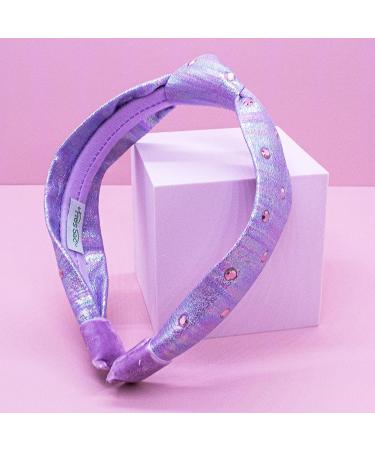 Sparkly Purple Rhinestone Knot Headband for Girls by FROG SAC - Hair Accessories for Kids - Buy Online on GoSupps.com