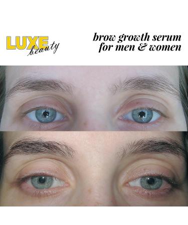 Luxe Beauty Brows Eyebrow Growth Serum for Men and Women - Peptide Complex 0.23 Oz/ 7 Ml - Buy Online on GoSupps.com