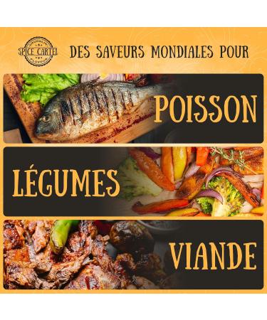 M lange d' pices sel poivre et ail Spice Cartel. Indispensable pour assaisonner et relever les viandes rouges et blanches. Sachet refermable de 100 g. Assaisonne plus de 3 kg de prot ines. M lange ar SPG - Sel Poivre Ail 100 Gramme - Buy Online on GoSupps.com
