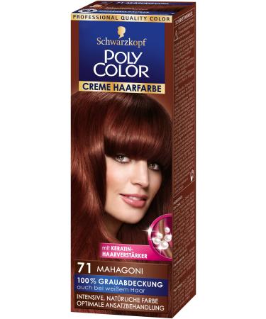 Schwarzkopf Poly Color Creme Hair Color 71 Mahogany pack of 2 (2 x 1 piece)