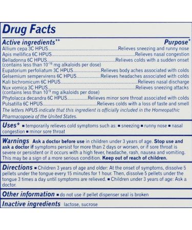 Boiron Children's Coldcalm 80 CT - Natural Cold Relief for Kids - Buy Online on GoSupps.com