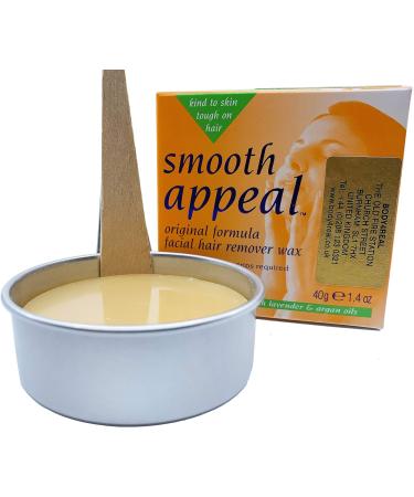 Smooth Appeal 40g Wax Original Formula Facial Hair Remover x2 - Gentle & Effective Hair Removal - Buy Online on GoSupps.com