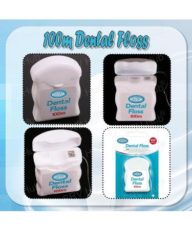 100m High-Robustness Dental Floss | Professional Interdental Cleaning | Disposable Tooth Silk for Family Hotel & Travel - Buy Online on GoSupps.com