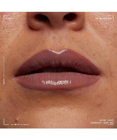 NYX Professional Makeup Lipgloss - Highly Pigmented Long-Lasting Non-Staining Shine Loud 08 Overnight Hero - Shop Internationally! - Buy Online on GoSupps.com