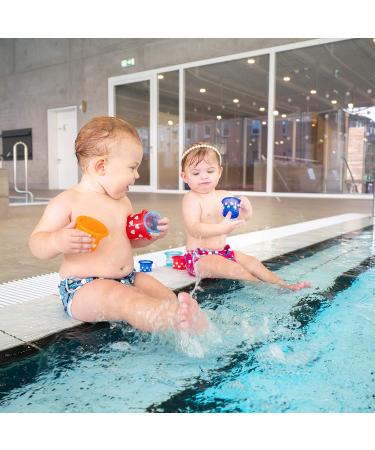 Shop Babyino Reusable Swimming Diaper - Bavarian Pants for Babies & Toddlers (Pink Dolphin) | Adjustable Size 6-18 Months - Buy Online on GoSupps.com