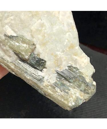 Natural Quartz Crystal Natural Black Tourmaline Crystal coarse Stone Specimen Block Artwork Home Office Decor JIZTGEDM - Buy Online on GoSupps.com