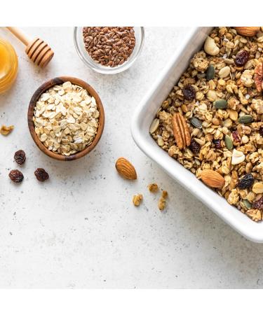 Yupik Organic Regular Rolled Oats Gluten-Free 1 kg Non-GMO Vegan Kosher Steamed Rolled and Lightly Toasted Whole Oat Groats Salt-Free Good Source of Fiber Ideal for Baking & Topping 1 kg (Pack of 1) - Buy Online on GoSupps.com