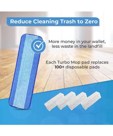 Turbo Mop Pads for Bona - Microfiber Reusable Floor Pad Replacement (3 Pack) - Buy Online on GoSupps.com