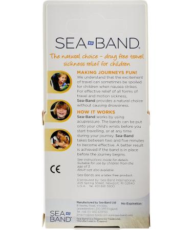 Sea-Band Child Wristband - Drug-Free Travel Sickness Relief | International Shipping Available - Buy Online on GoSupps.com