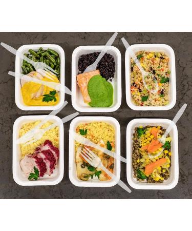 Plasticpro Clear Plastic Knives - 300 Count Medium Weight Disposable Cutlery - Buy Online on GoSupps.com