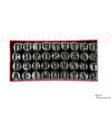 36 pc 3/8 Steel Metal Punch Letter & Number Stamp Stamping Kit Set with Case - Buy Online on GoSupps.com