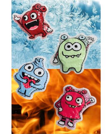 Buy Cool Package 4 Set Small Monster I Cooling Gel & Free Mini Ticker | Cold & Warm Compress for Children | Best Cool Pad for Kids - Buy Online on GoSupps.com