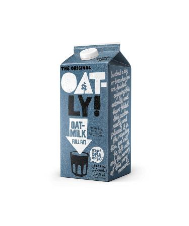 Oatly Full Fat Oat Milk 64oz: Rich & Creamy Dairy-Free Alternative - Buy Online on GoSupps.com