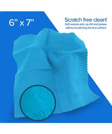 Gel Lens Cleaner Kit - Alcohol & Ammonia Free |16 ounces (8oz x 2) Eye Glasses Cleaner Gel Spray + 2 Microfiber Cleaning Cloths | Safe for AR Coated & All Lenses  Screens  Electronics (Blue) - Buy Online on GoSupps.com