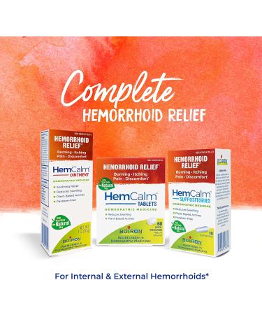 Boiron HemCalm Ointment for Hemorrhoid Relief - 3 oz (3 Pack of 1 oz) | Soothes Pain, Itching, Swelling, and Discomfort - Buy Online on GoSupps.com