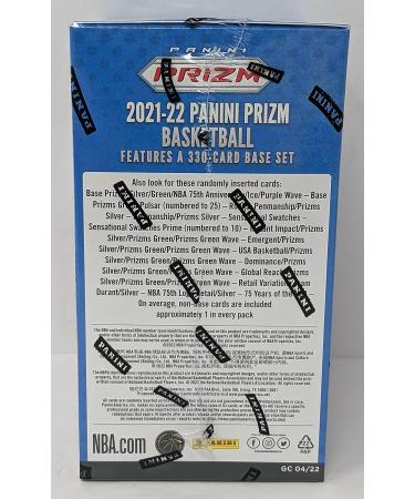 2021-22 Panini Prizm NBA Basketball Blaster Box - 3 Exclusive Ice Prizms | 24 Cards - Buy Online on GoSupps.com