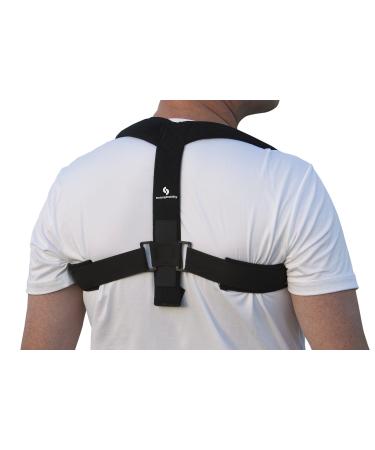 Upper Back Posture Corrector Brace and Clavicle Support for Fractures Sprains and Shoulders (Small)