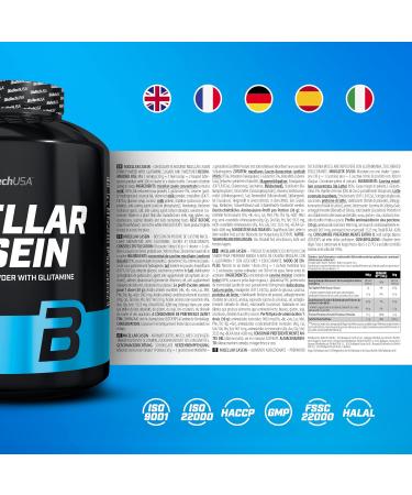 BioTechUSA Micellar Casein Protein Powder | Extended Absorbtion time | Gluten-Free and Fat-Free | Added L-Glutamine 2.27 kg Chocolate Chocolate 2.27kg - Buy Online on GoSupps.com