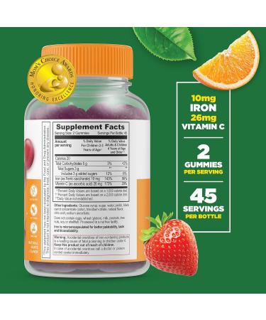 Lifeable Magnesium Kids + Iron & Vitamin C Kids Gummies Bundle - Great Tasting Vitamin Supplement Gluten Free GMO Free Chewable Gummy - Buy Online on GoSupps.com