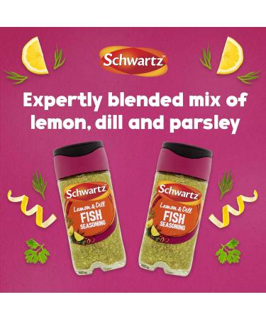 Schwartz Fish Seasoning 55g - Enhance Your Seafood Dishes with this Premium Blend - Buy Online on GoSupps.com