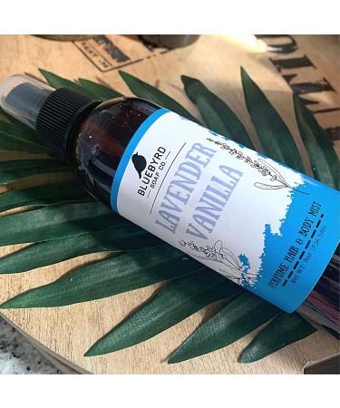 BLUEBYRD Soap Co. Lavender Vanilla Fragrance for Hair and Body | Alcohol Free Hair Perfume | Perfumed Hair and Body Mist -Sweet Vanilla & Relaxing Lavender Scent | Clean Beauty Vegan Free of - Buy Online on GoSupps.com