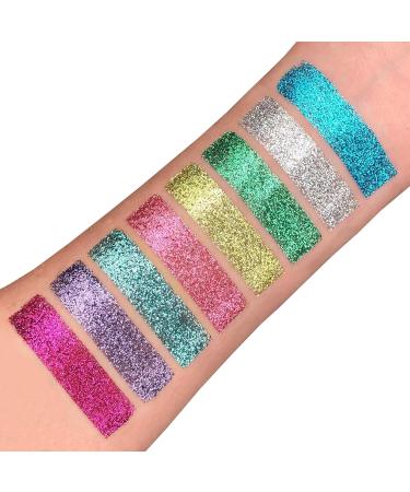 Biodegradable Eco Glitter Shaker - Blue - 5g | Moon Glitter - Cosmetic Bio Festival Makeup for Face, Body, Nails, Hair, Lips - Buy Online on GoSupps.com