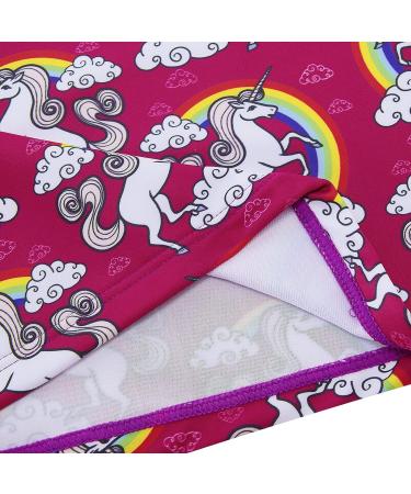 Girls Toddler Baby Kids Two Piece Long Sleeve Swimsuit UPF 50+ Protection - Purple Unicorn | TUONROAD - Buy Online on GoSupps.com
