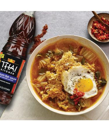 Thai Kitchen Premium Fish Sauce 23.66 fl oz - Sweet, Tangy, and Spicy Flavor - Ideal for Dressings and Marinades - Pack of 1 - Buy Online on GoSupps.com