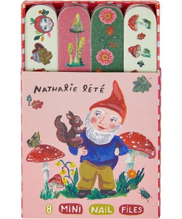 Vintage & Co Beauty X Nathalie Lete Christmas Mini Nail Files Set - 4 Designs in Tray | Stylish & Long-Lasting Nail Care Essentials - Buy Online on GoSupps.com