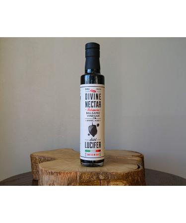 Saint Lucifer Divine Nectar - Habanero Infused Balsamic Vinegar 8.5oz | Gluten-Free, Sugar-Free, Vegan & Vegetarian - 250ML - Buy Online on GoSupps.com