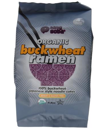 King Soba 3-PACK Gluten Free, Organic Buckwheat Ramen Noodles - 4 noodle cakes in each package BUCKWHEAT RAMEN 9.8 Ounce (Pack of 3)