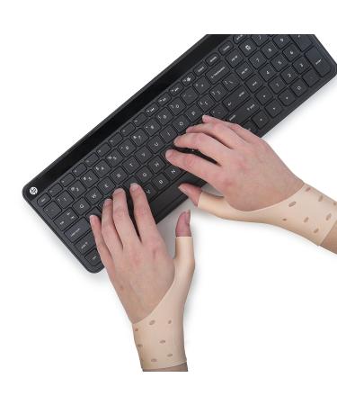 4 Piece Breathable Gel Wrist Support Braces with Thumb Stabilizer | Pain Relief for Arthritis & Carpal Tunnel | Lightweight & Comfortable for Right & Left Hand - Buy Online on GoSupps.com