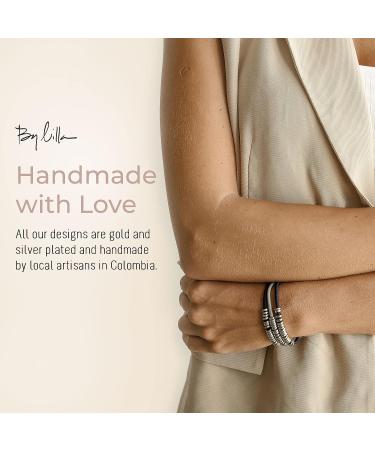 By Lilla Shaker Ponytails Hair Ties & Bracelets Set - No Crease Hair Ties for Women - Black/Starfish/Silver - 2 Count - Buy Online on GoSupps.com