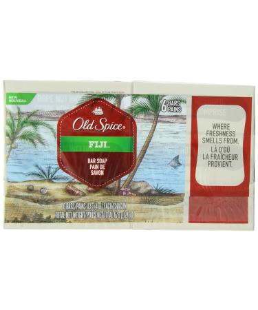 Old Spice Fresh Collection Fiji Scent Bar Soap - 24 Oz, Pack of 6 - Buy Online on GoSupps.com