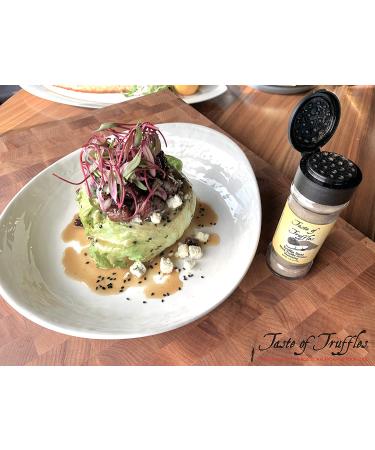 Black Truffle Dust Seasoning - Premium Black Truffle & Mushroom Powder - 2.47oz Gourmet Condiment - Buy Online on GoSupps.com