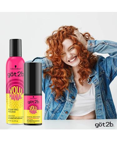 Got2b Volumaniac Bodifying Hair Mousse 8 oz - Add Volume and Body to Your Hair - Buy Online on GoSupps.com