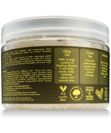 SHEA MOISTURE Olive & Green Tea Body Scrub Anti-Aging & Ultra-Moisturizing by for Unisex - 12 oz Scrub - Buy Online on GoSupps.com