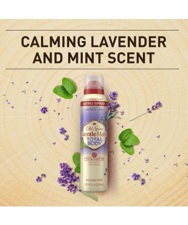 Old Spice Whole Body Deodorant for Men Total Body Deodorant Lavender + Mint Aluminum Free Deodorant Spray for 24/7 Freshness // Dermatologist Tested Whole Body Deodorant 3.5 oz - Buy Online on GoSupps.com