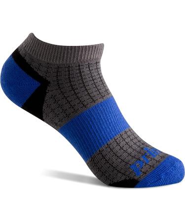Prince Boys' Low Cut Athletic Socks (6 Pack) - Large Grey | Cushioned for Active Kids - Buy Online on GoSupps.com