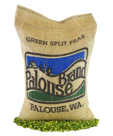 Green Split Peas | 100% Desiccant Free | Family Farmed in Washington State | 5 lbs | Non-GMO Project Verified | Good Source of Protein | 100% Non-Irradiated | Certified Kosher Parve | Field Traced | Burlap Bag