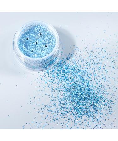 Holographic Glitter Shaker Set - 100% Cosmetic Glitter for Face Body Nails Hair & Lips - 6 Vibrant Colors - 5g | Moon Glitter - Buy Online on GoSupps.com