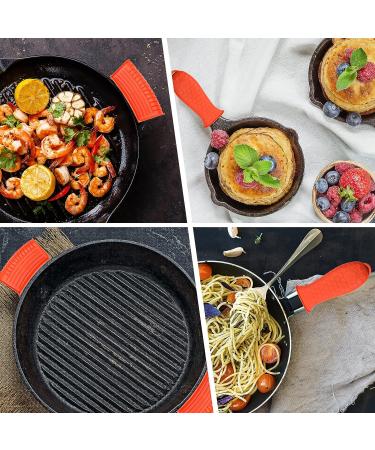 Silicone Hot Handle Holder 4 Pack - Non Slip Cast Iron Skillet Handle Cover - Buy Online on GoSupps.com