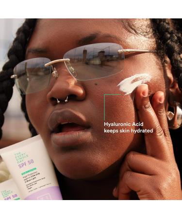3INA MAKEUP - The Every Single Day SPF50 - Face Sunscreen Against UVA-UVB Rays and Blue Light - Sunscreen 50 with Hyaluronic Acid - Light Sunscreen - Vegan - Cruelty Free - Buy Online on GoSupps.com
